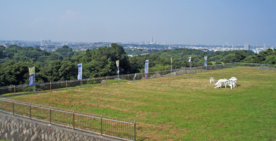 円海山メモリアルの眺め
