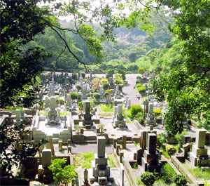 日野公園墓地墓域風景
