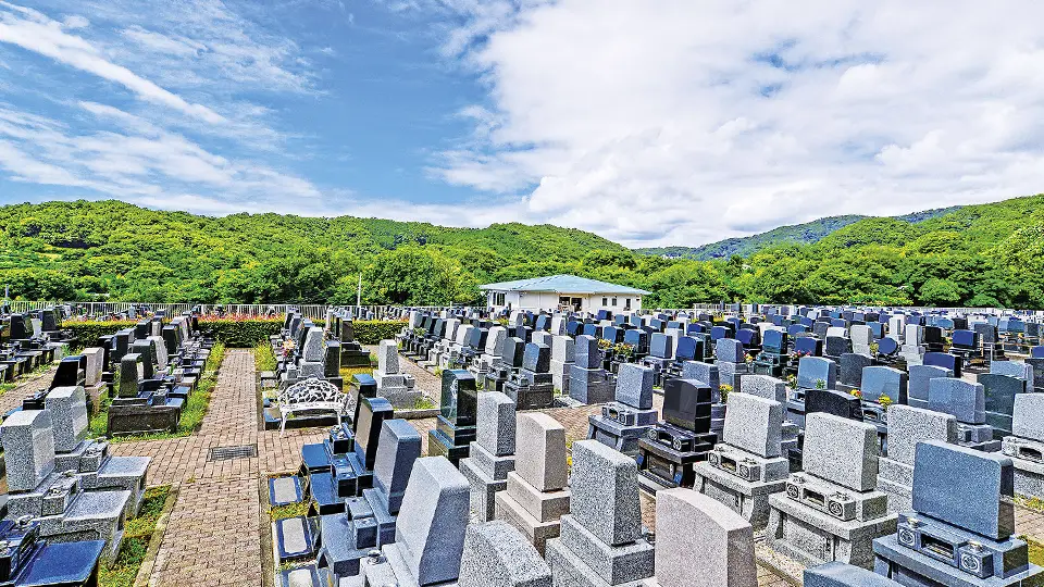 もえぎのさと墓域風景