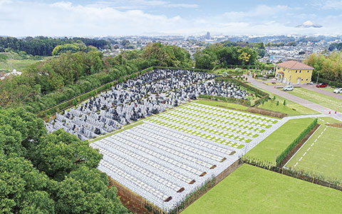 メモリアルパーク藤沢 全景の写真