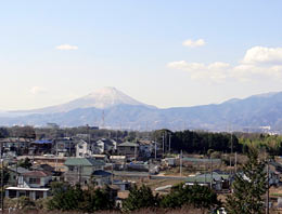 富士山を望む風景