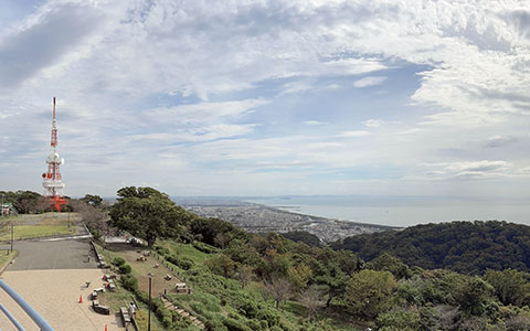湘南平から見渡す風景