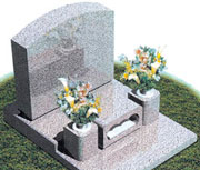 低価格な墓石のイラスト