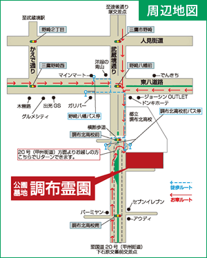 周辺案内地図