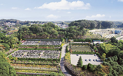 霊園全景