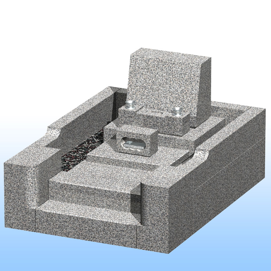 WEB限定】 都立霊園 一般墓所3.0㎡ 洋型墓石・外柵セットの参考 WEB限定】 都立霊園 一般墓所3.0㎡ 洋型墓石・外柵セットの参考